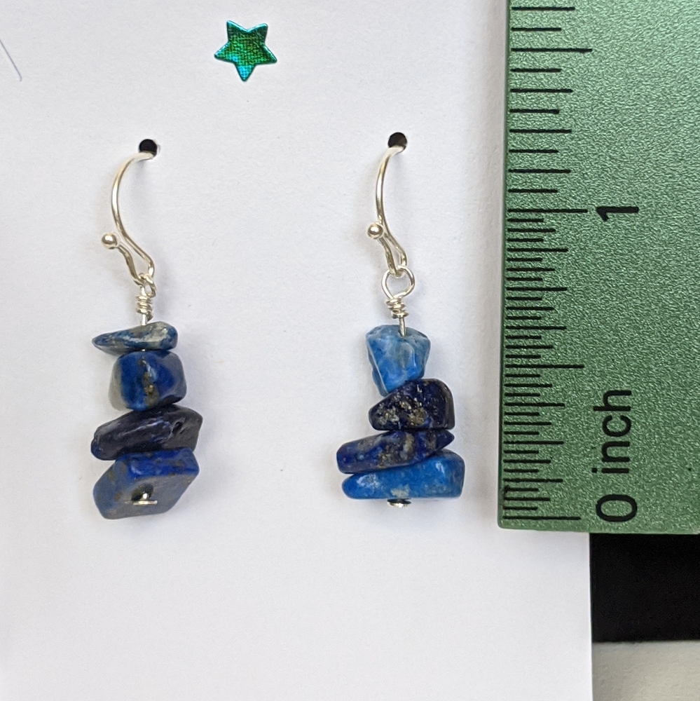 Sterling Silver and Lapis Lazuli earrings
